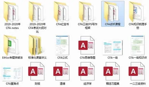 cfa资料