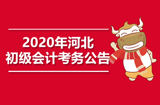 2020年河北初级会计职称考务公告